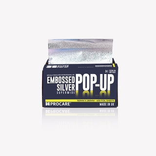 Pro Care Embossed Pop Up Sliver Superwide 150MM X 280MM 400 Sheets