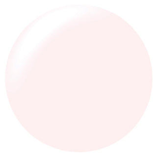 A pale pink circular swatch of Builder Gel on a solid white background.