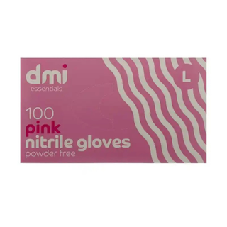 DMI - Pink Nitrile Gloves Powder Free 100pcs