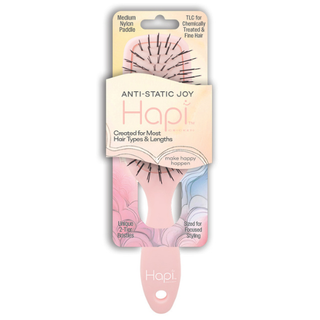 Cricket - Hapi - Anti Static Joy - Nylon Paddle Brush - Medium