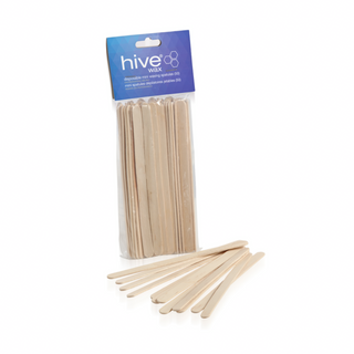 Hive Disposable Mini Wooden Spatulas 50Pk