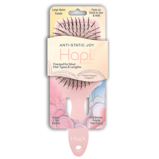 Cricket - Hapi - Anti Static Joy - Nylon Paddle Brush - Large