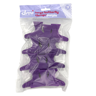 DMI Large Butterfly Clamps Purple