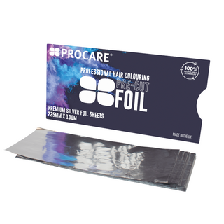 Premium Range Hair Foil Strips Sliver 225mm x 100mm