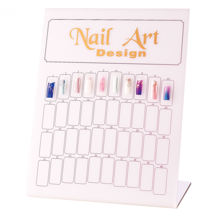 40 Tip Nail Art Display