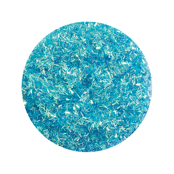 Sliced Glitter Blue