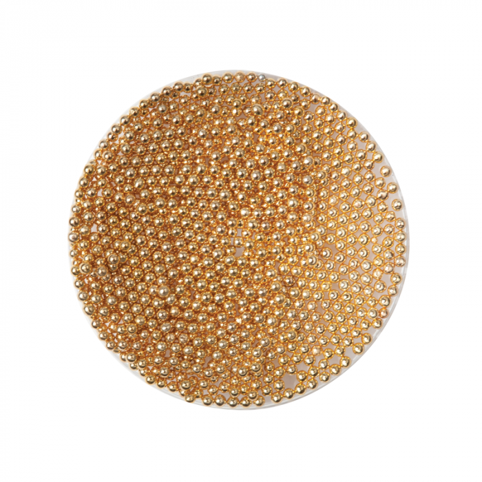 Glass Beads - Metallic Gold