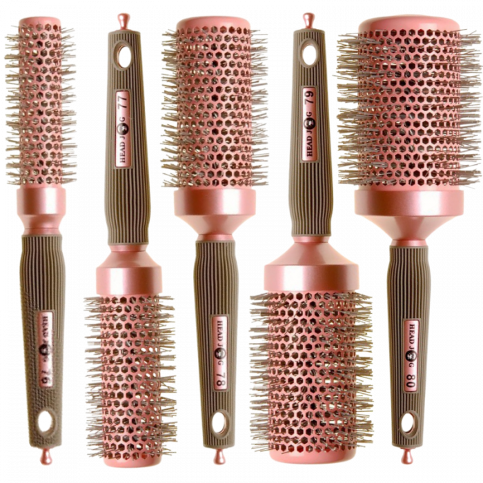 Head Jog Pink Radial Brush