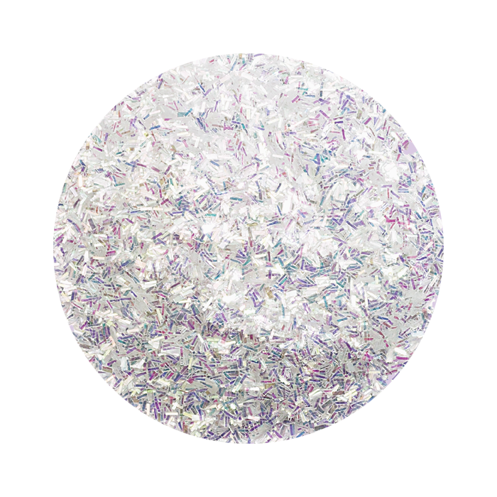 Sliced Glitter White