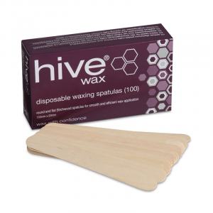 Hive Disposable Wooden Spatulas 100Pk