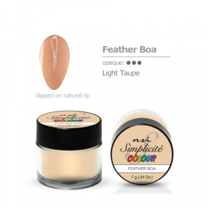 Simplicité Colour Powder Feather Boa