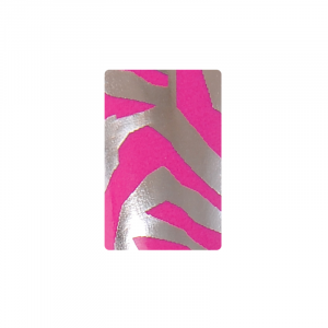 NSI Nail Wraps Zebra Pink & Silver